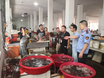 江西省貴溪市市場監管局開展禁捕退捕斬斷市場銷售產業鏈專項行動