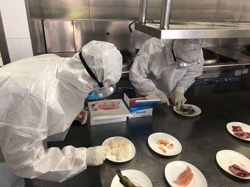 河南省濮陽市市場監管局對水產品冷凍畜禽肉等進行核酸抽檢